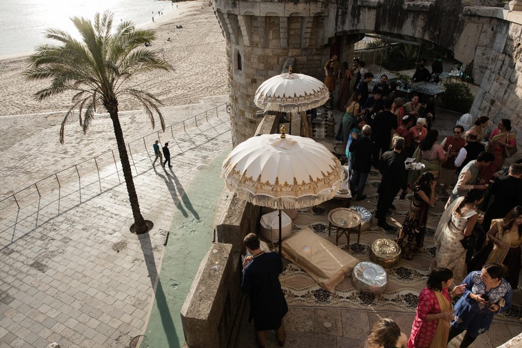 Forte da Cruz oceanfront wedding venue near Lisbon Portugal